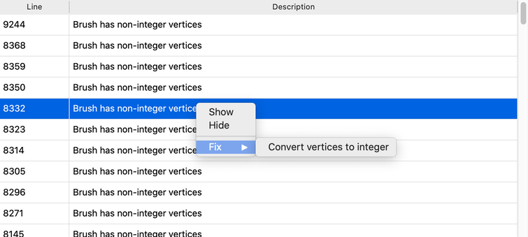 Issue Browser with Context Menu