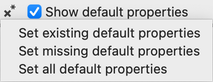 Setting Default Entity Properties